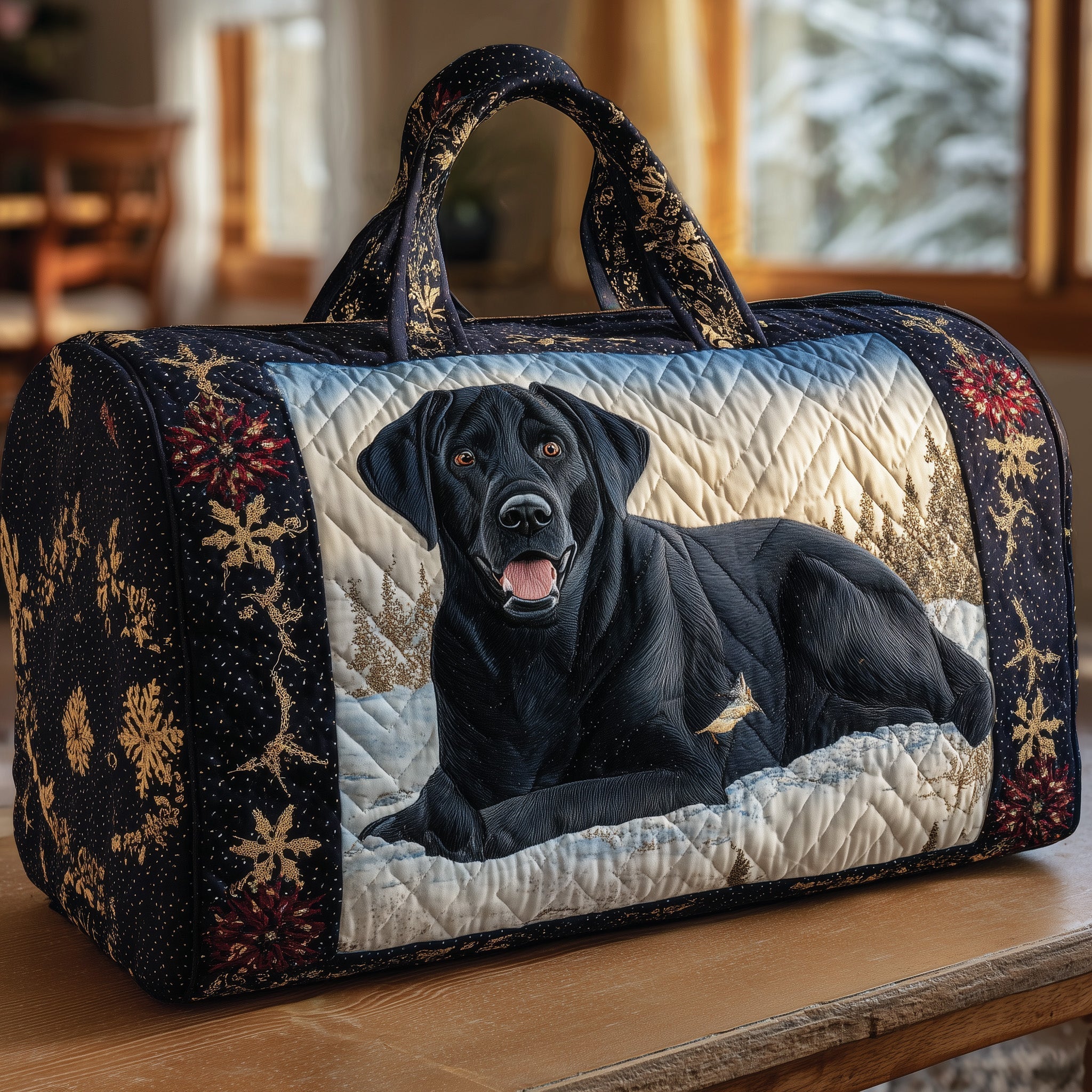 Labrador Quilted Duffle Bag Best Weekend Bags Mom And Daughter Gift