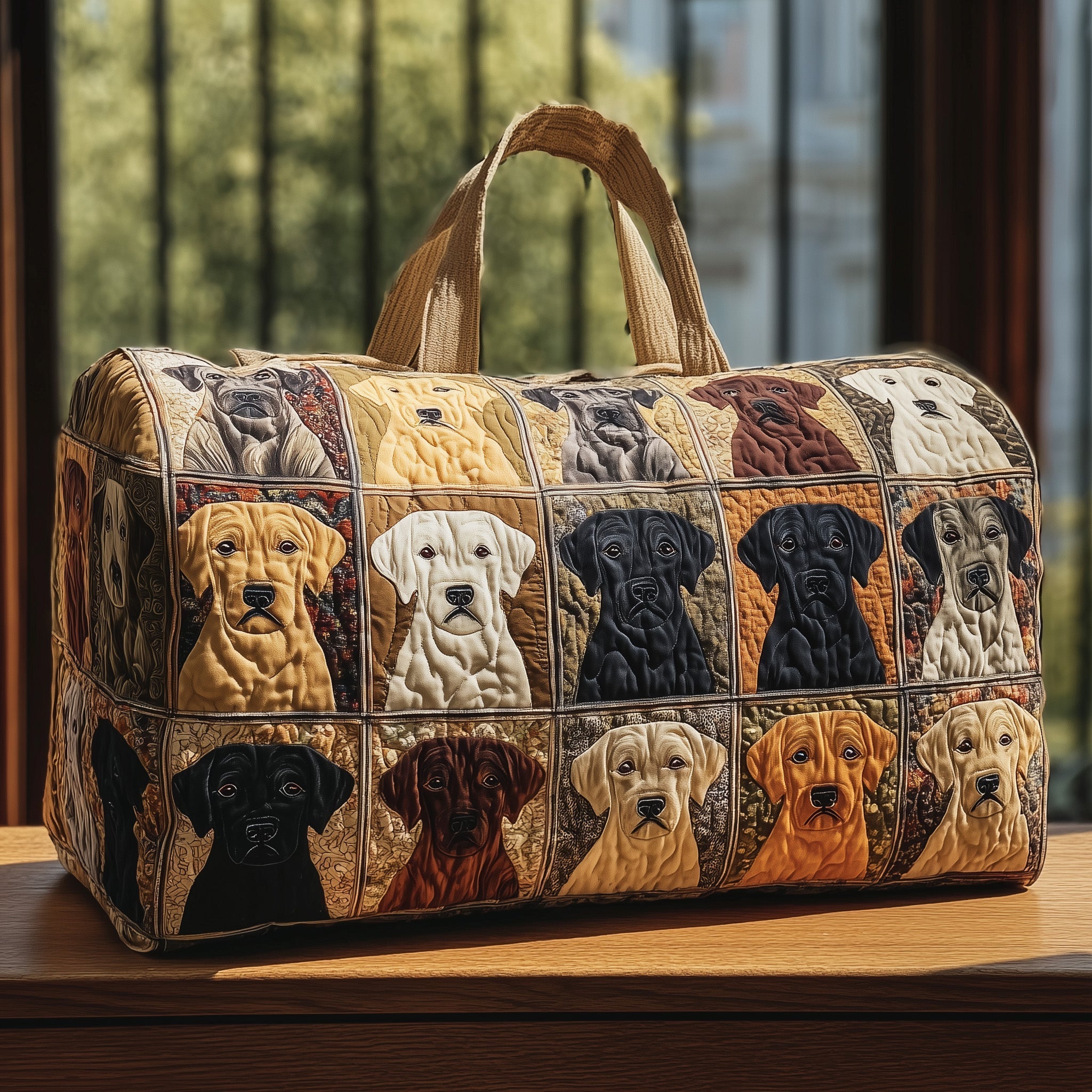 Labrador Quilted Duffle Bag Good Weekender Bags Good Presents For Moms