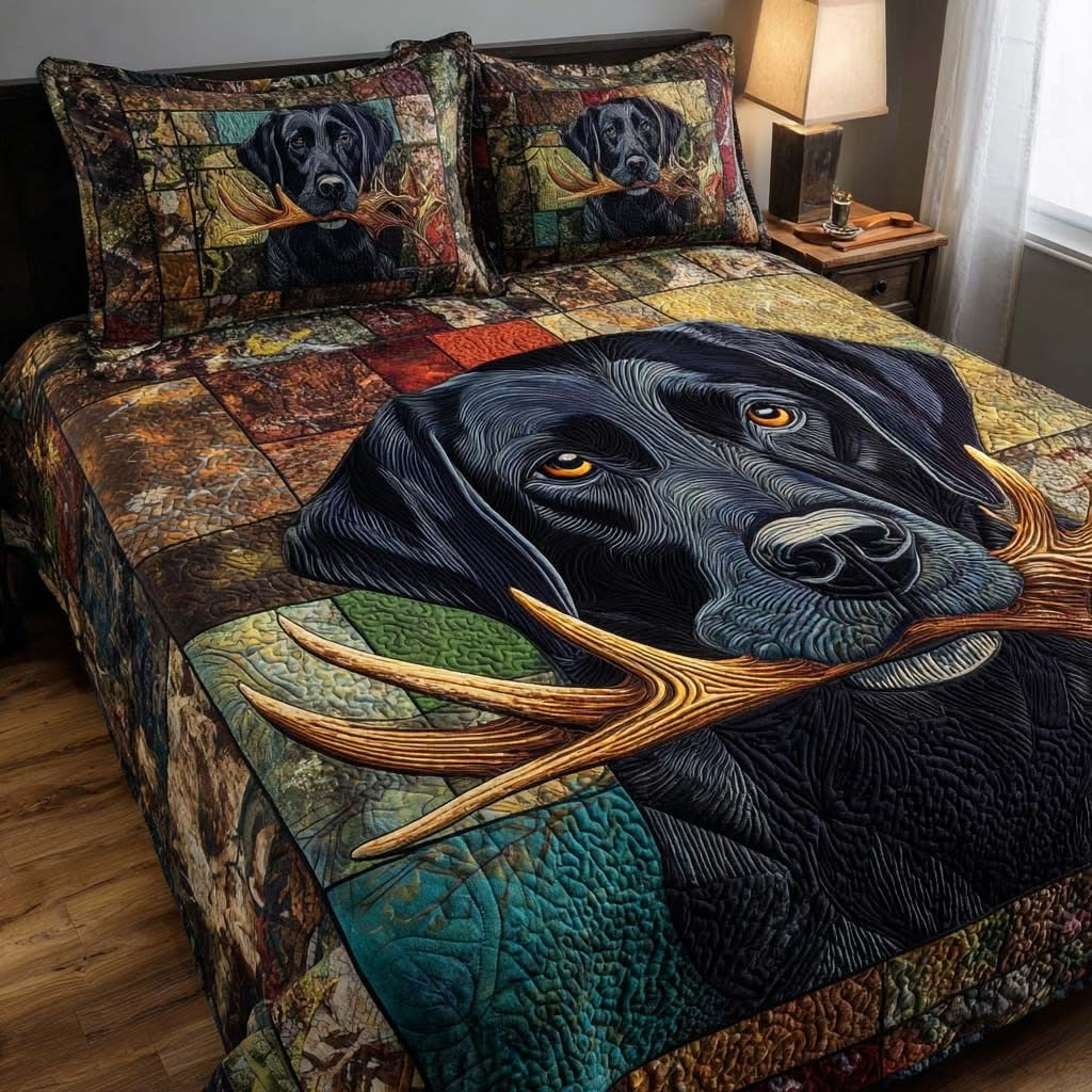 Labrador Retriever Quilted Bedding Set Bedroom Decor Christmas Gifts For Labrador Lovers