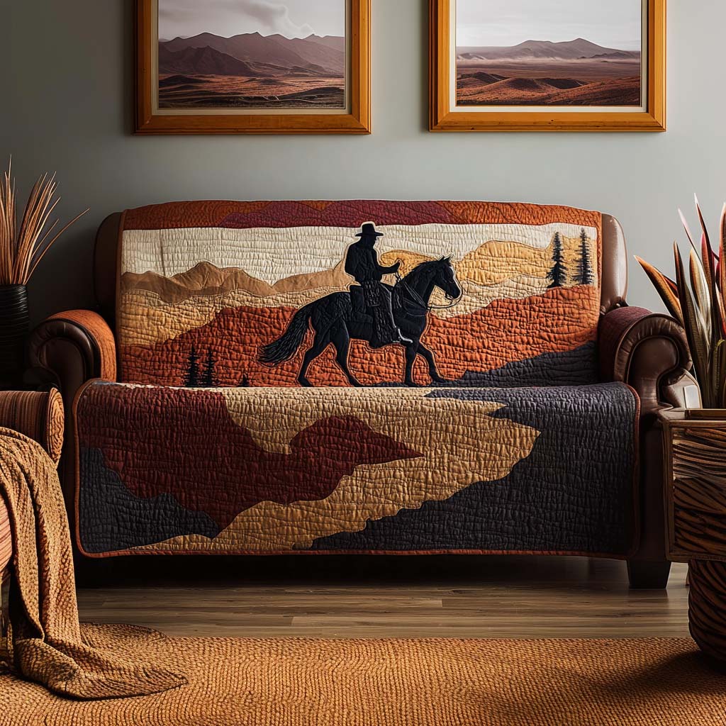 Lariat Loop Quilted Sofa Cover Living Room Sofa Covers Cowboy Present Ideas