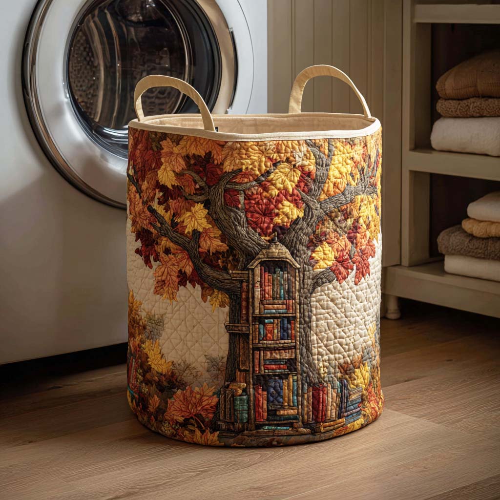 Leaf Scroll Quilted Laundry Basket Clothes Basket Storage Mother In Law Mothers Day Gifts