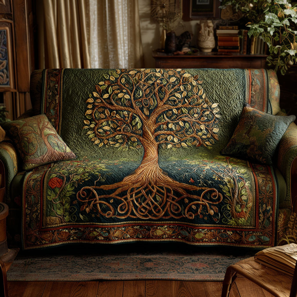 Life Branches Quilted Sofa Cover Sofa Saver Covers Tree Of Life Gifts For Him
