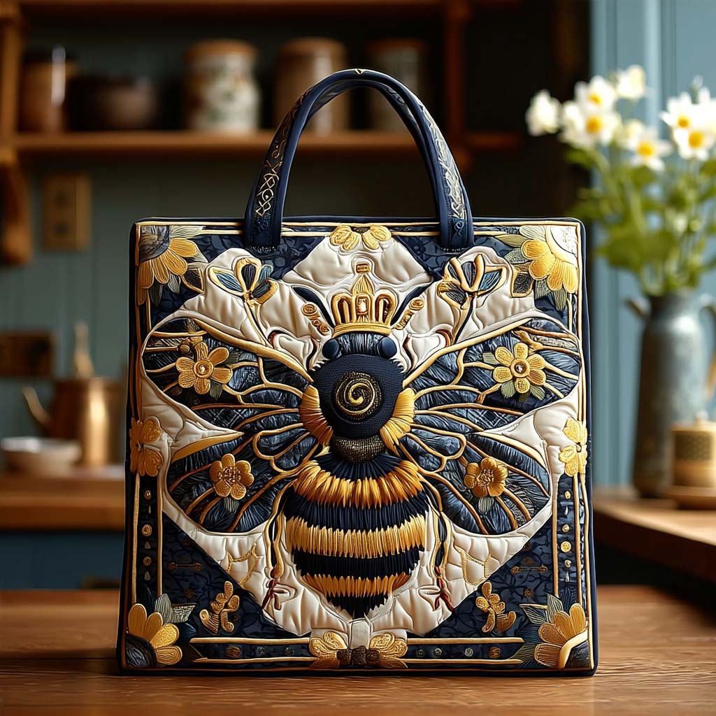 Little Hive Quilted Tote Bag Best Ladies Tote Bags Mother's Day Presents For Grandma
