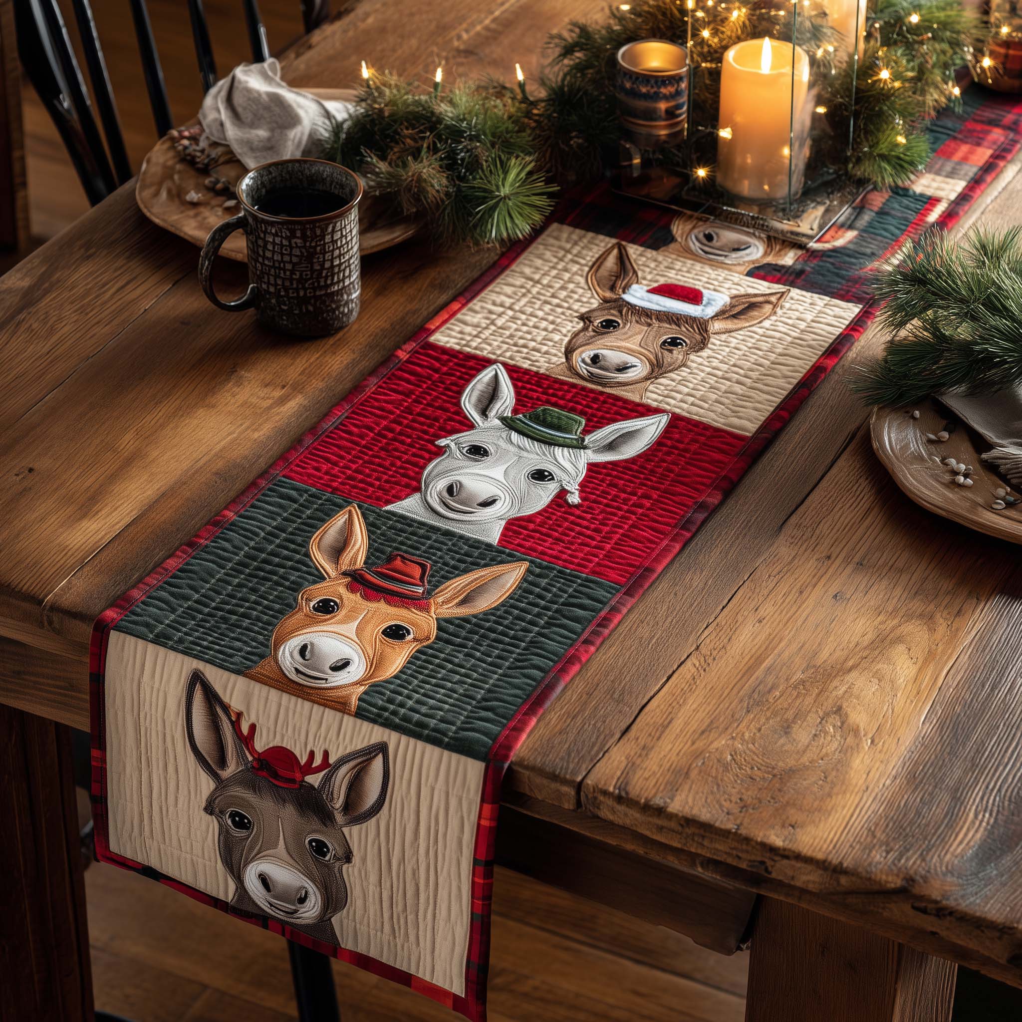 Little Hooves Quilted Table Runner Table Runner Christmas Decor Best Christmas Gifts For Relatives