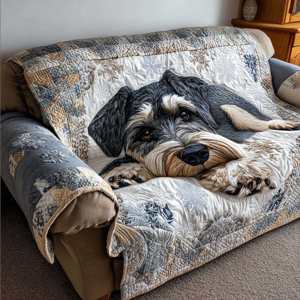 Little Protector Quilted Sofa Cover Living Room Winter Decor Awesome Christmas Gifts