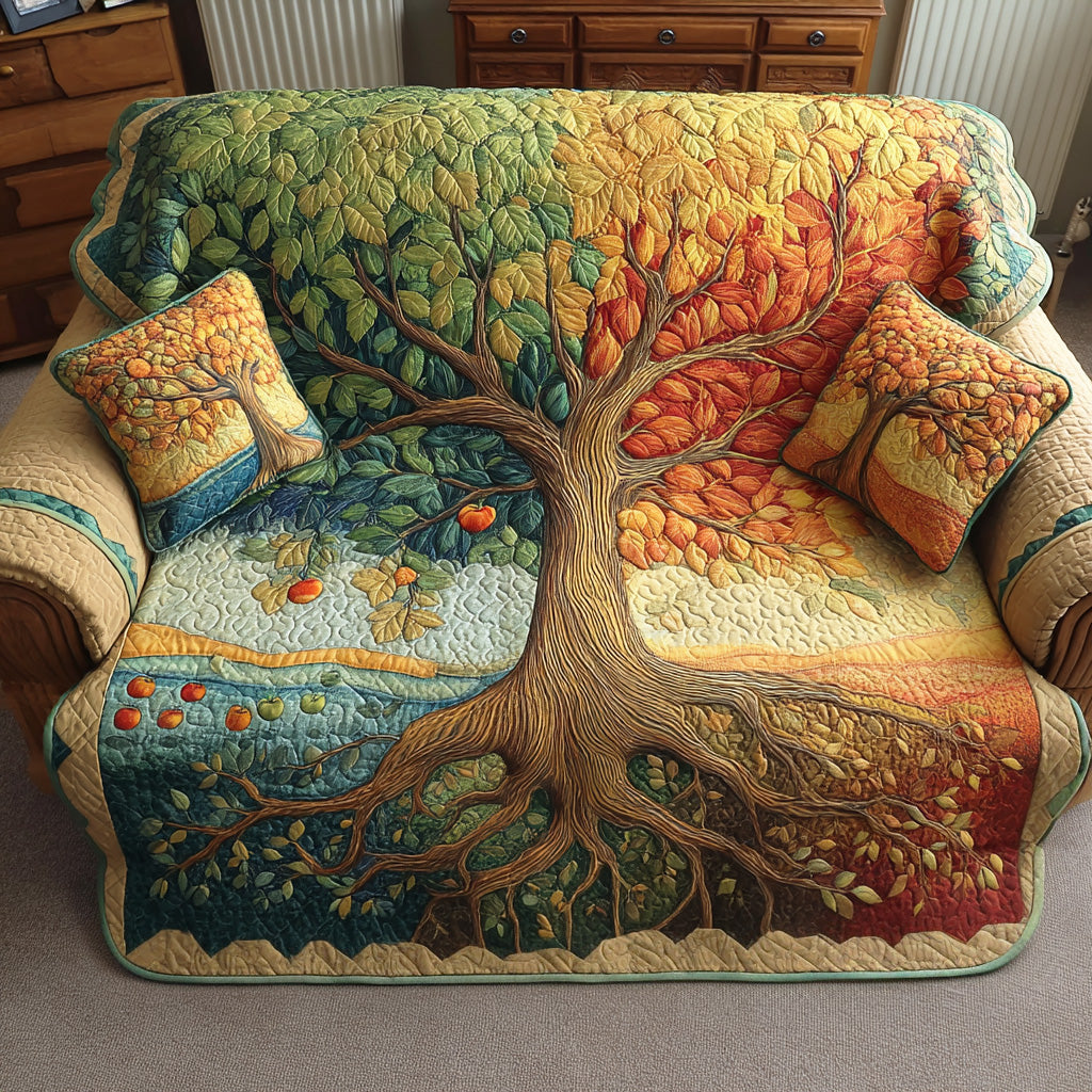 Living Balance Quilted Sofa Cover Living Room Decor Ideas Tree Of Life Gifts For Adults
