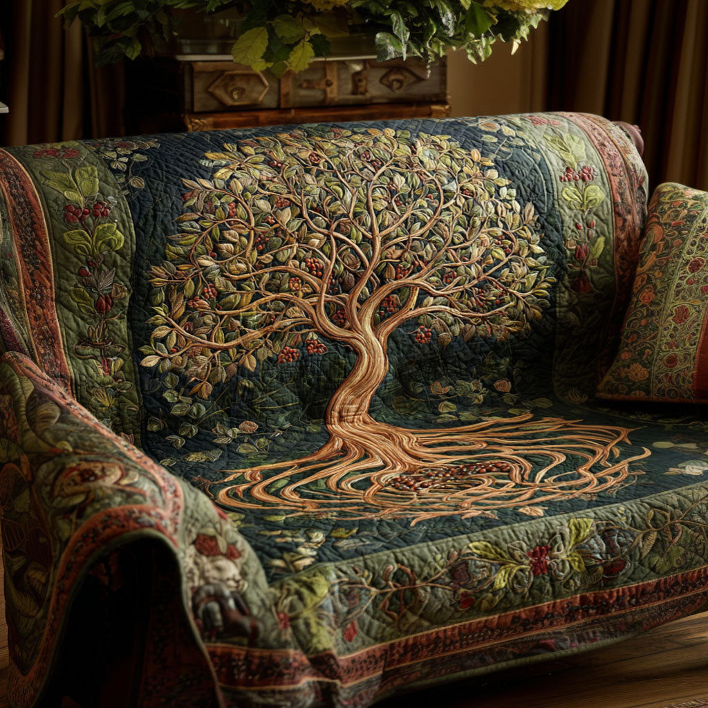 Living Roots Quilted Sofa Cover Best Couch Covers Tree Of Life Gifts For Parents