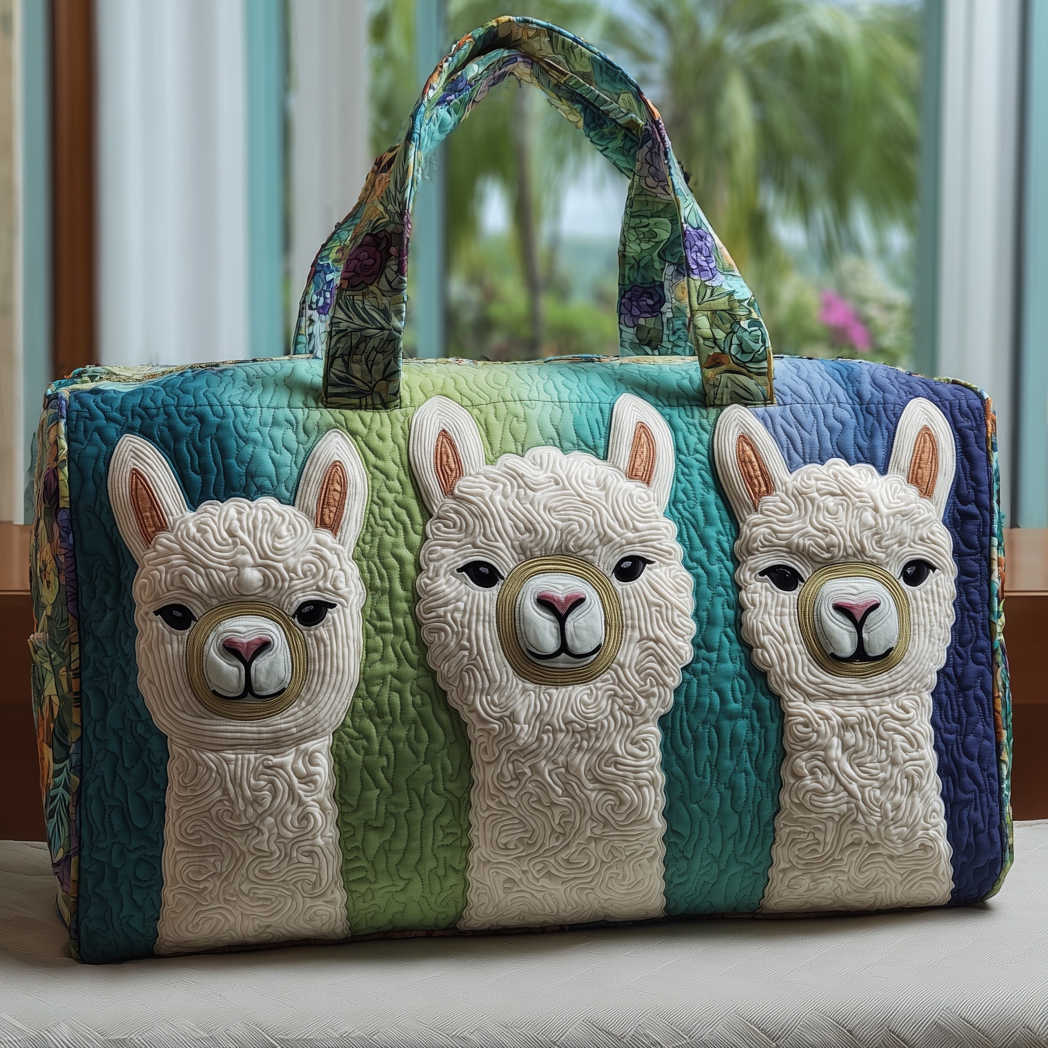 Llama Quilted Duffle Bag Best Duffel Bag Best Gifts For Mom Birthday