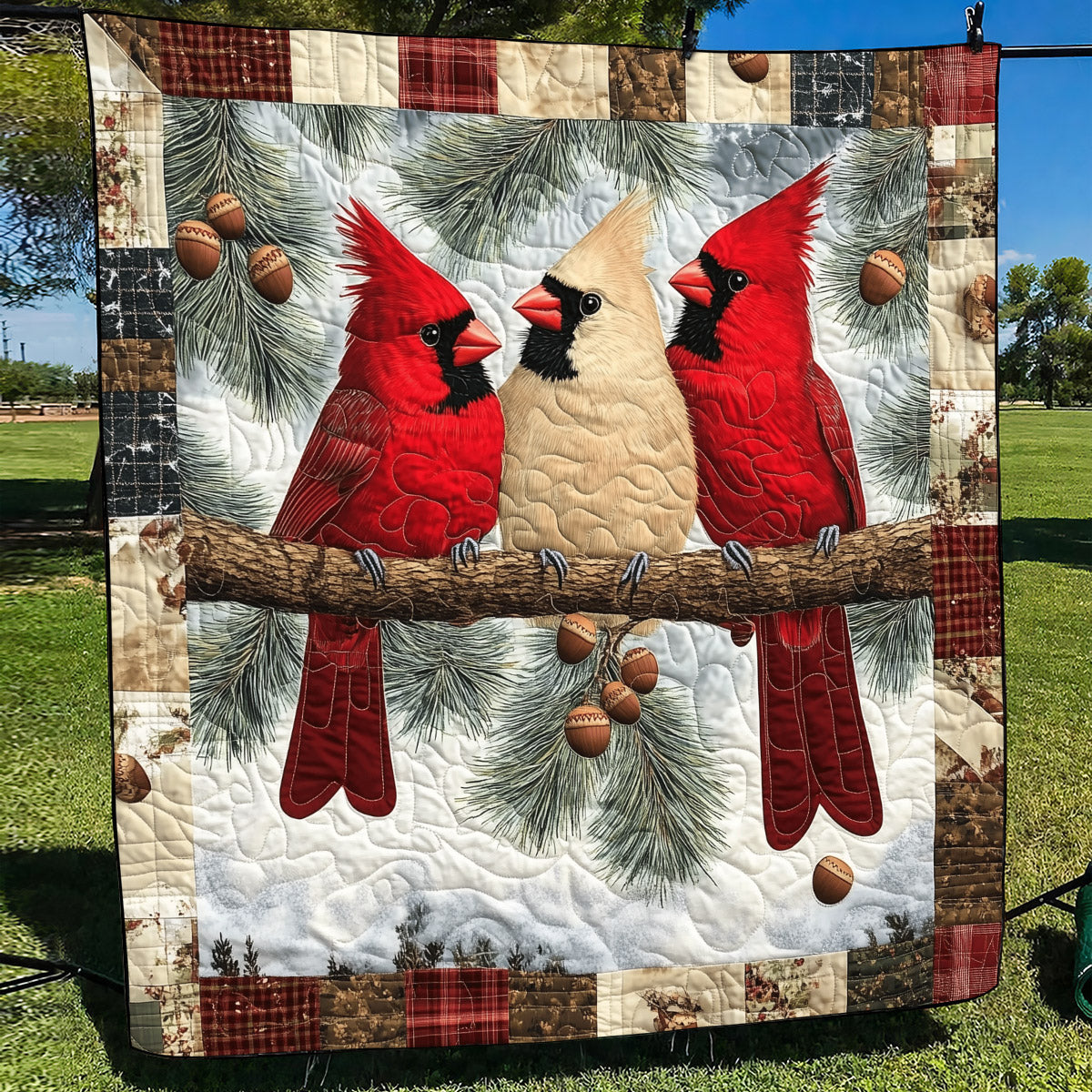 Majestic Cardinals Quilted Blanket Bedroom Ideas Red Cardinal Gifts For Mom