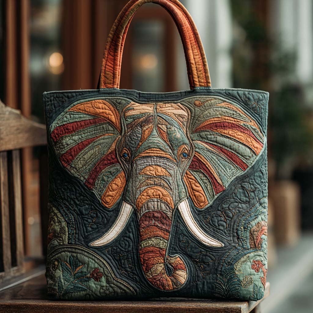 Majestic Trunk Quilted Tote Bag Best Shoulder Handbags Cute Mothers Day Gifts