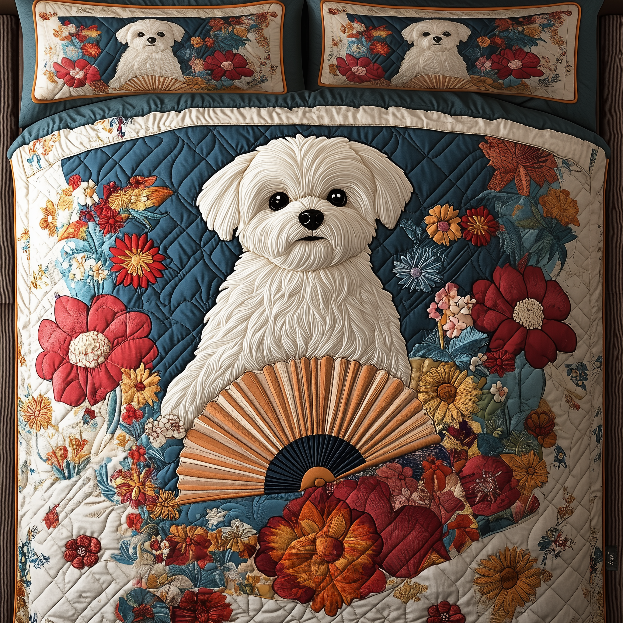 Maltese Quilted Bedding Set Bed Decor Ideas Best Gifts For Dog Lovers