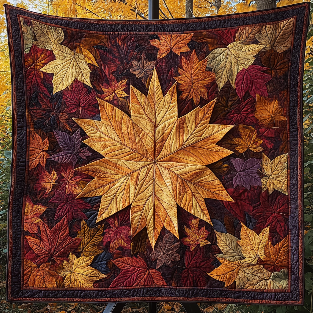 Maple Majesty Quilted Blanket Nice Bedding Sets Thoughtful Gifts For Mom