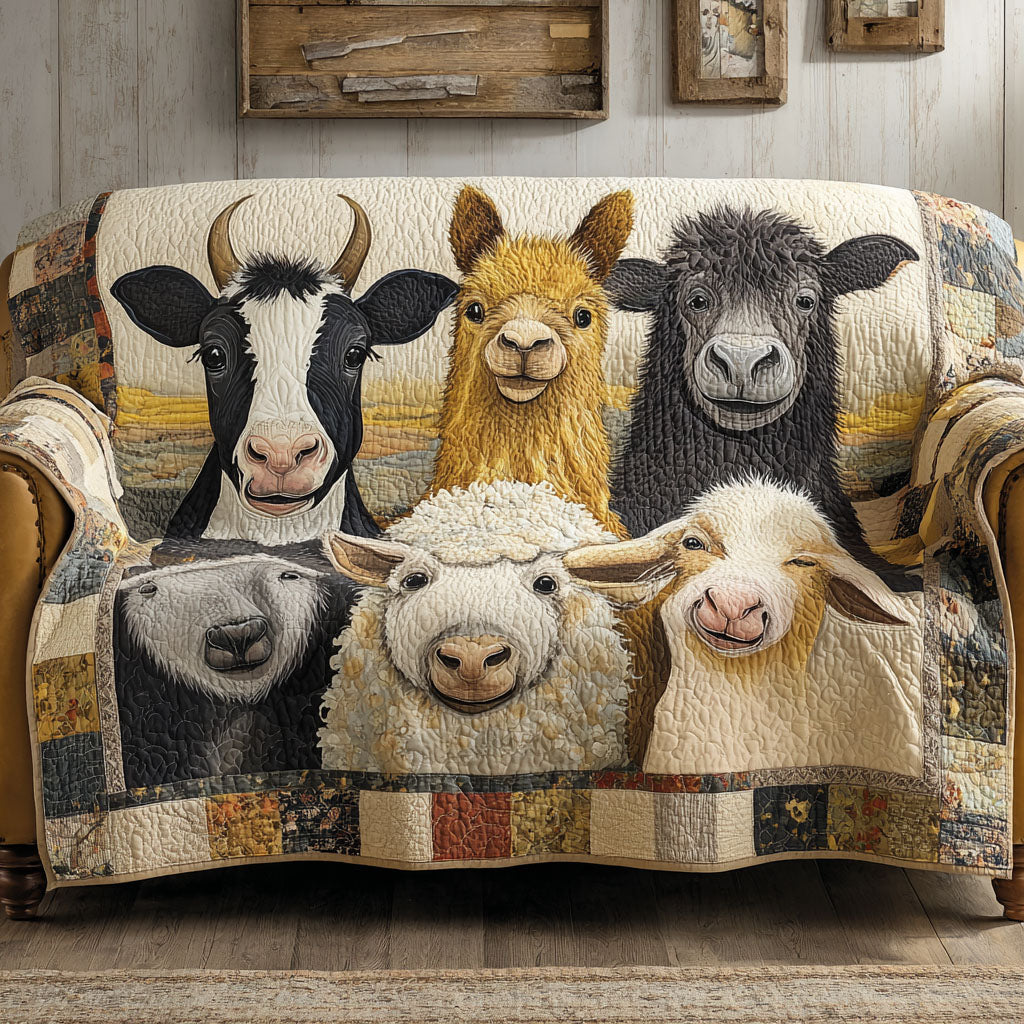 Meadow Companions Quilted Sofa Cover Sofa Slip Covers Great Gifts For A Farmer
