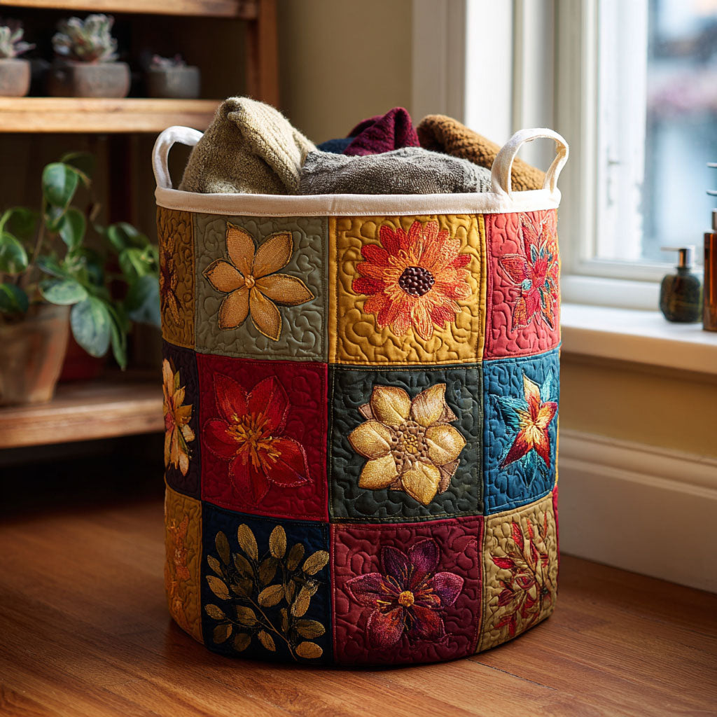 Meadow Trail Quilted Laundry Basket Best Hampers Gift Ideas For Mom