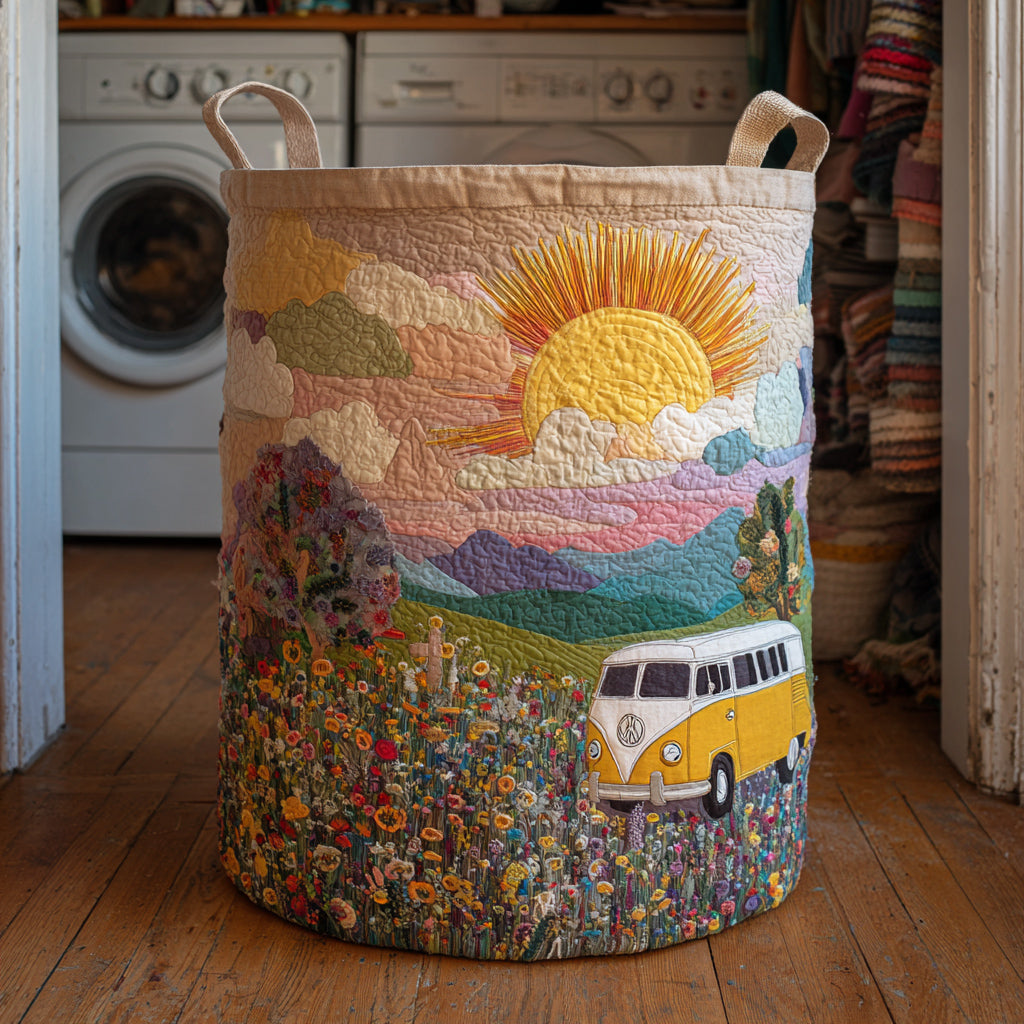Meadowland Woodland Quilted Laundry Basket Coolest Laundry Baskets Housewarming Idea