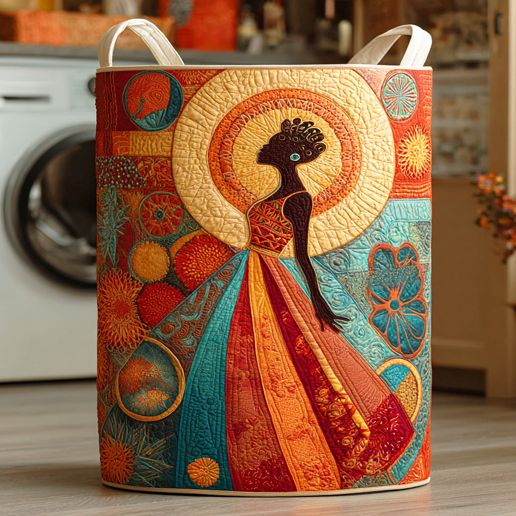 Melanin Dreams Quilted Laundry Basket Laundry Room Decor Ideas Awesome Mother's Day Gifts