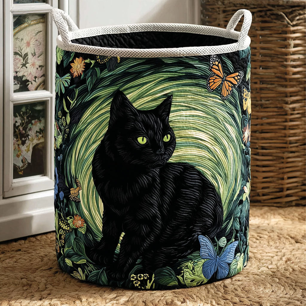Meow Magic Quilted Laundry Basket Good Laundry Baskets Great Gifts For New Homeowners