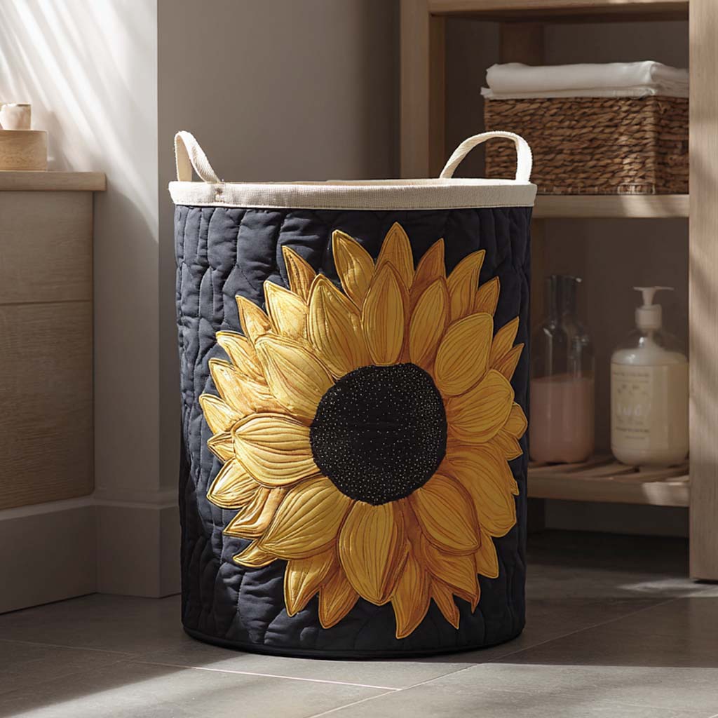 Midnight Sun Quilted Laundry Basket Best Looking Laundry Hampers Mother's Day Gifts For Grandma