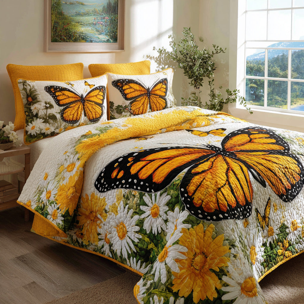 Monarch Meadow Quilted Bedding Set Best Bed Sheet Set 1St Mothers Day Gifts