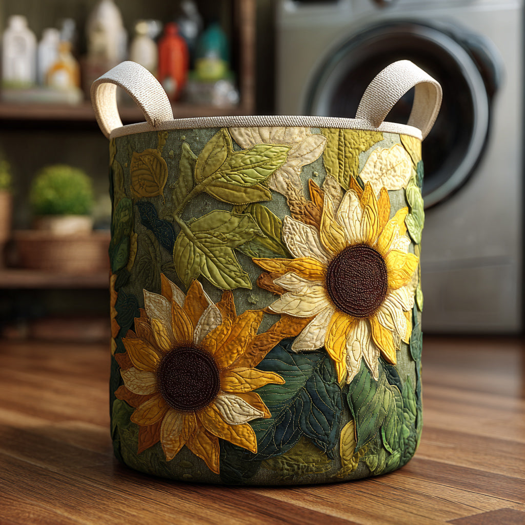 Monarch Sunflower Quilted Laundry Basket Clothes Basket Mother S Day Gift Ideas