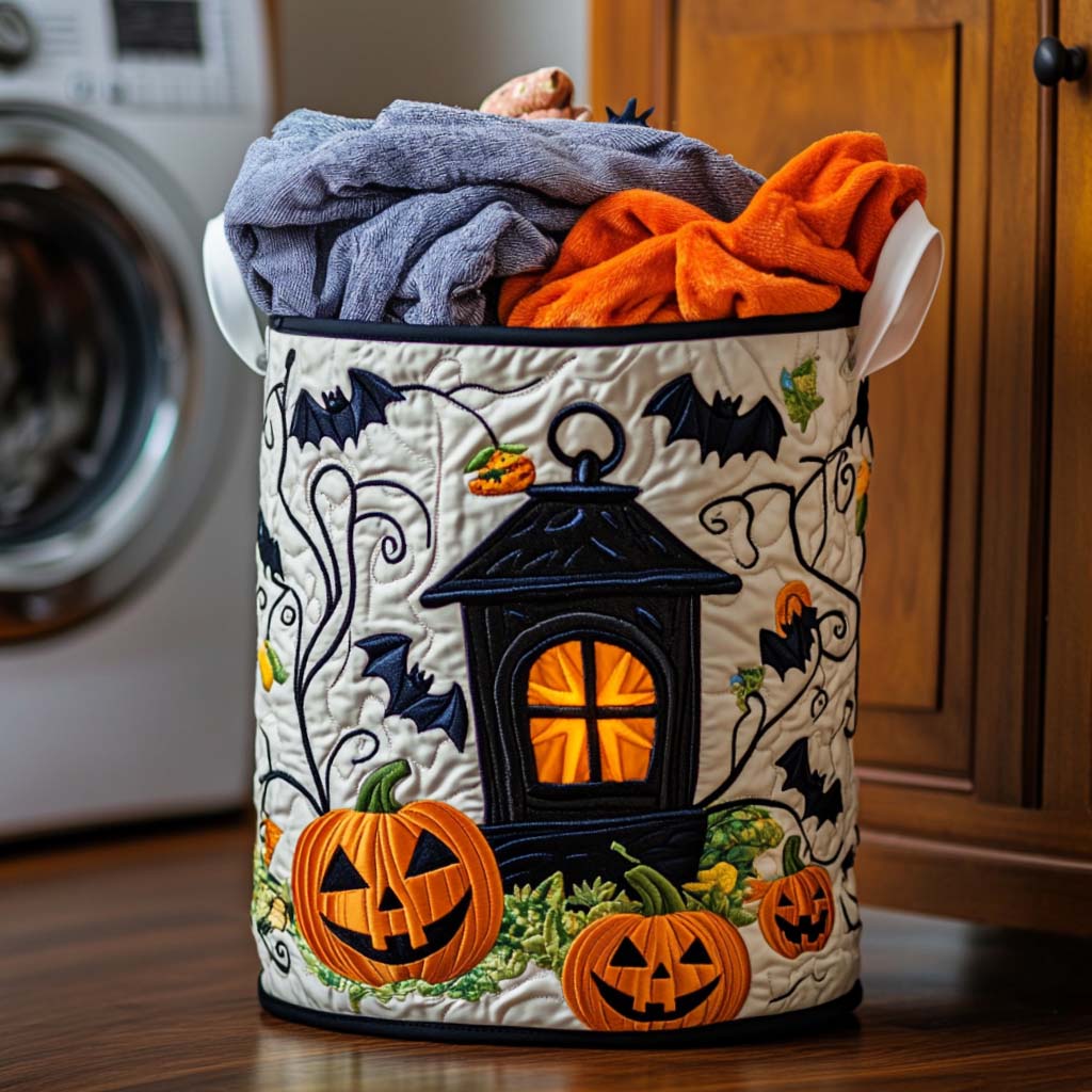 Monster Mood Quilted Laundry Basket Clothes Basket Storage Cat Lovers Shop