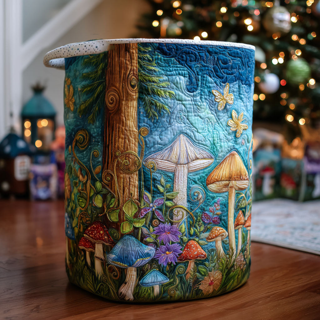 Moonlit Woods Quilted Laundry Basket Laundry Room Ideas Unusual House Warming Presents