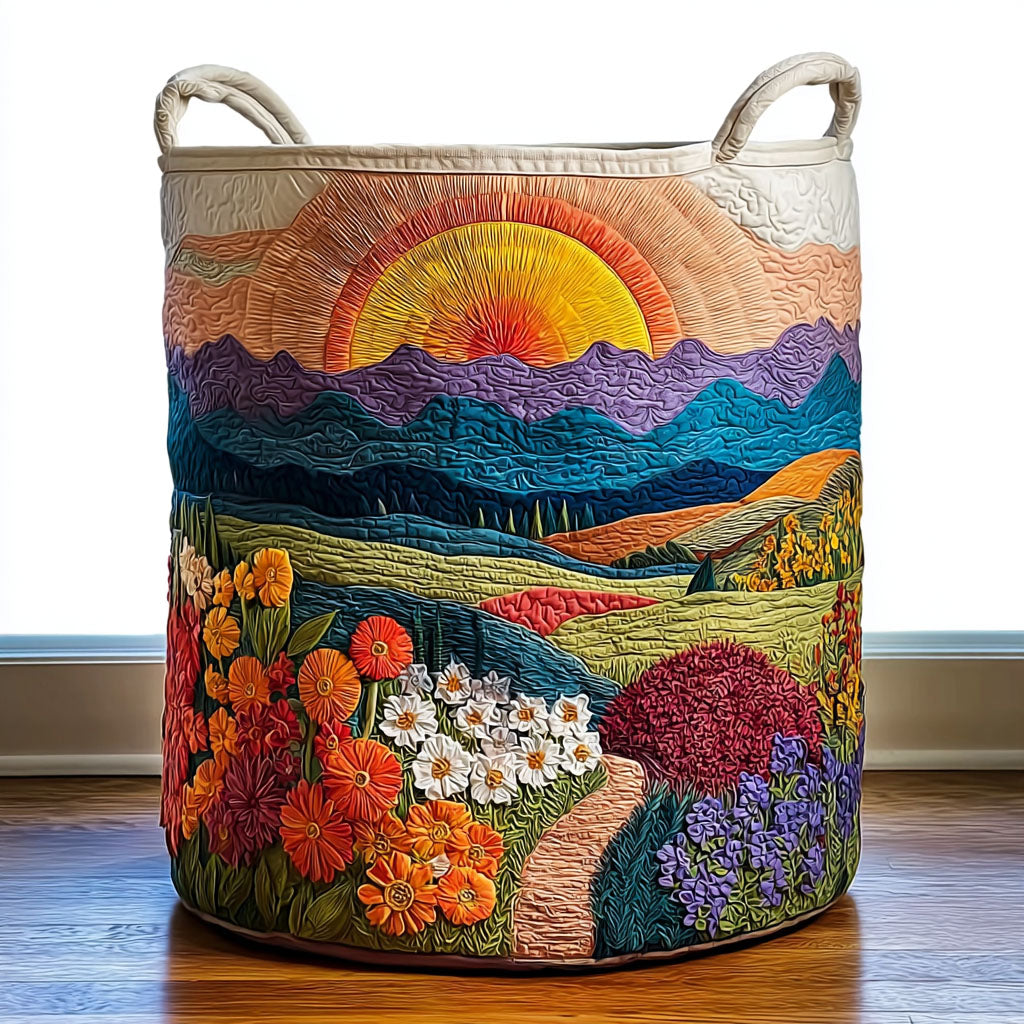 Morning Valley Quilted Laundry Basket Unique Cool Laundry Basket New Home Gift Idea