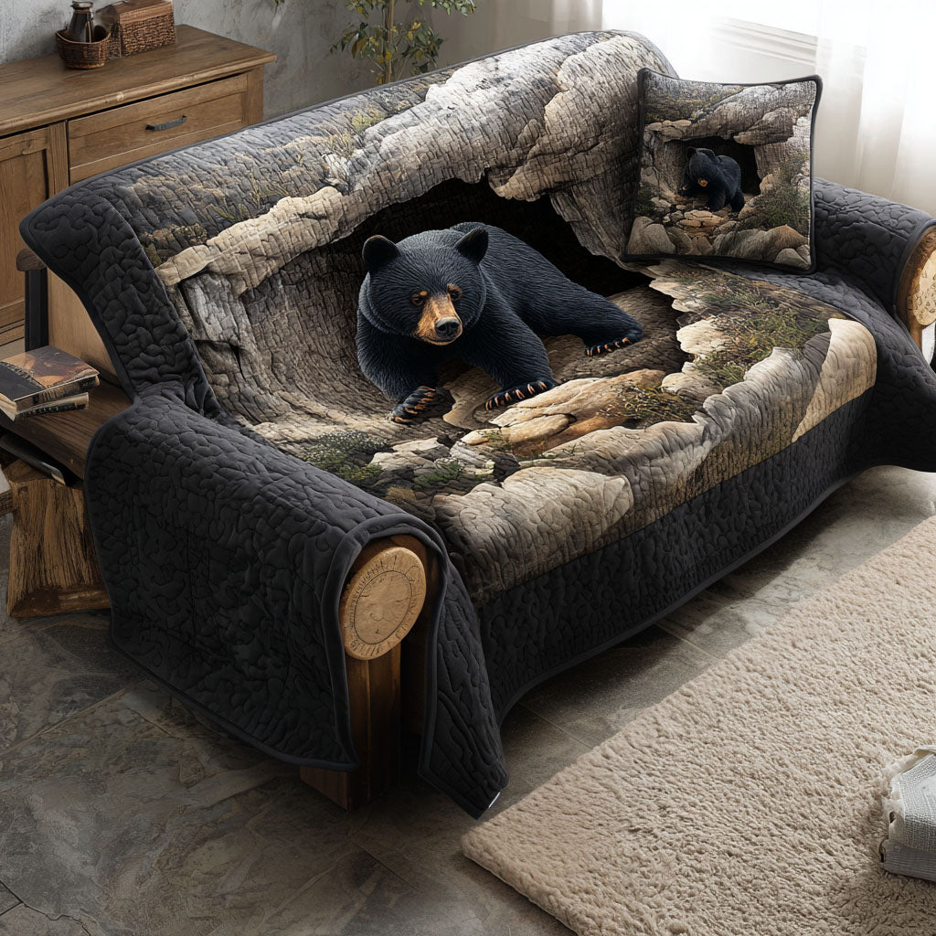 Mountain Shadows Quilted Sofa Cover Best Sofa Covers Bear Theme Gifts