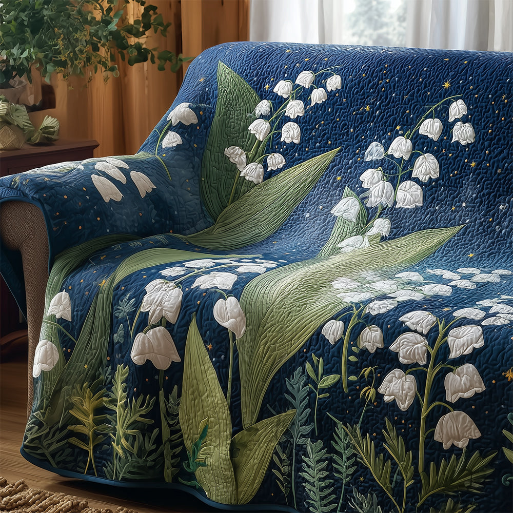 Mystic Lily Meadow Quilted Sofa Cover Sectional Couch Covers Flower Arrangement Ideas