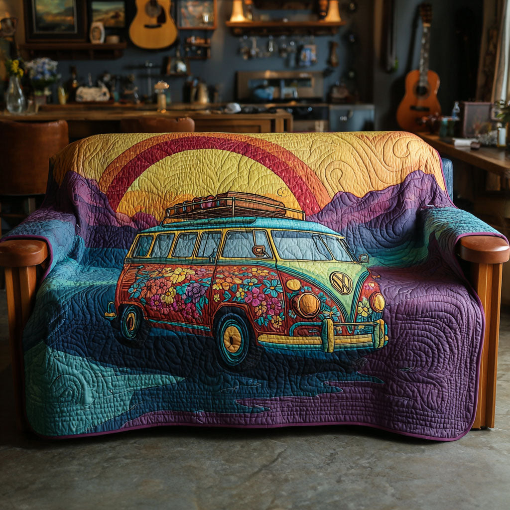 Mystic Roadtrip Quilted Sofa Cover Sofa Protector Cover Presents For Mom Birthday