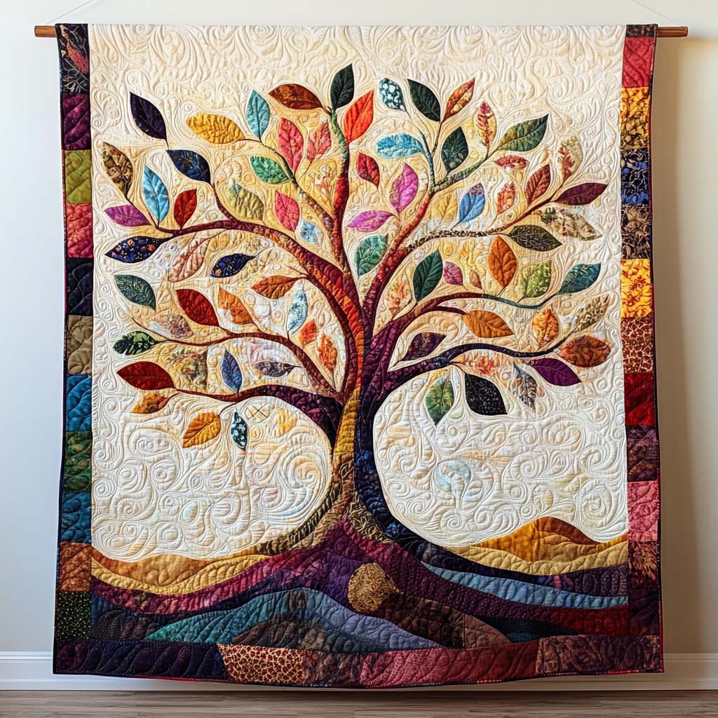 Mystic Tree Quilted Blanket Best Queen Sheets Tree Of Life Gifts For Women