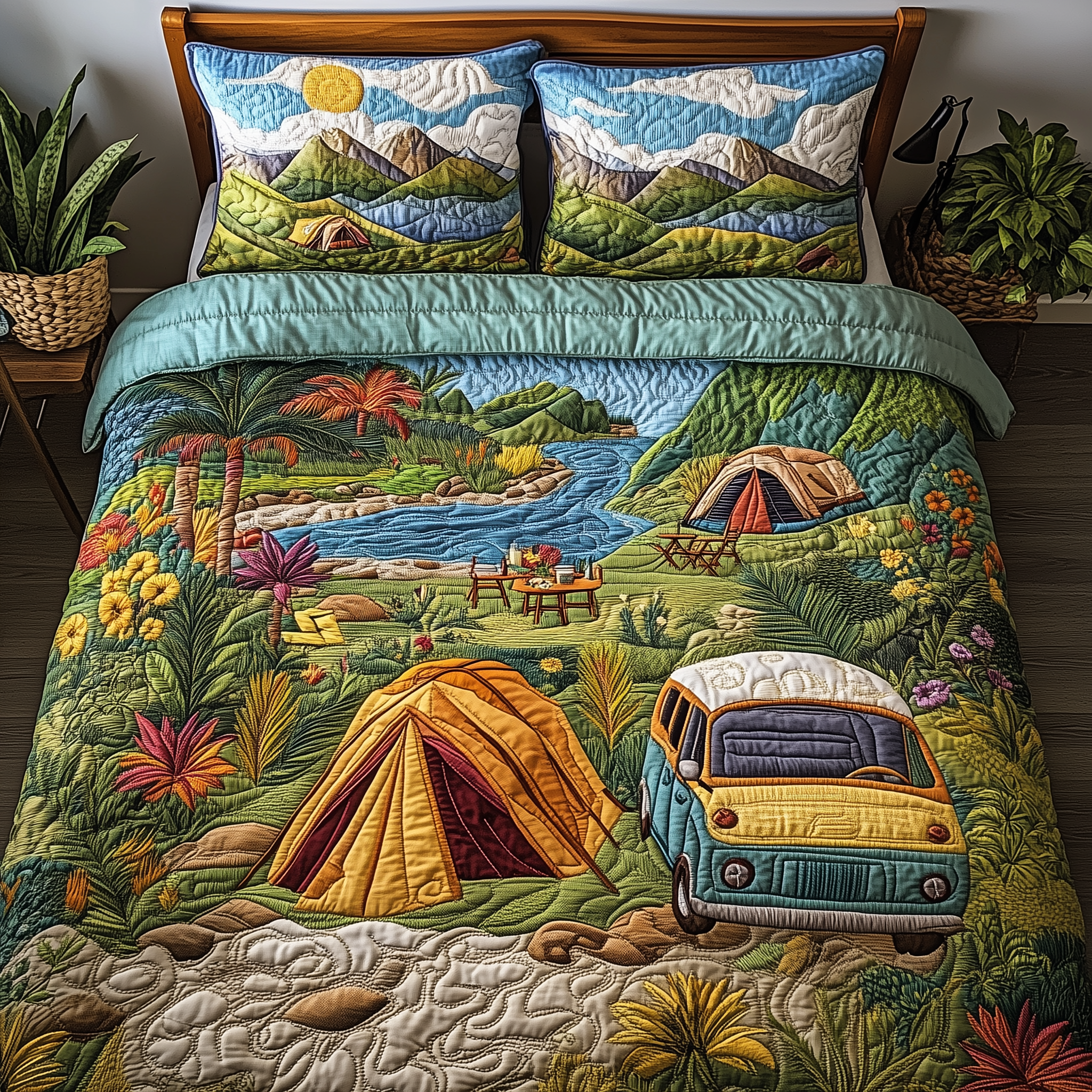 Natural Haven Quilted Bedding Set Nice Bed Sheet Sets Father's Day Gifts For Husband