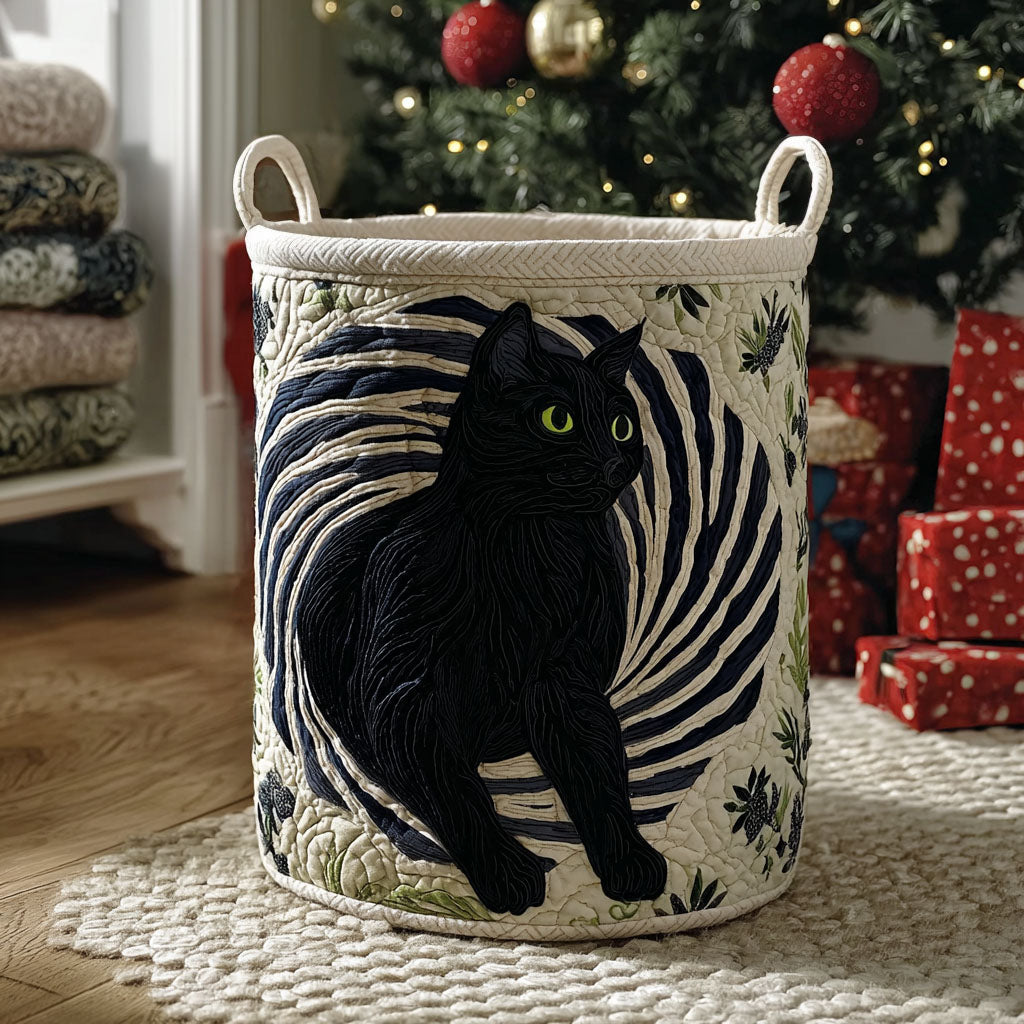 Noir Whisker Quilted Laundry Basket Best Laundry Hamper Useful Gifts For New Homeowners