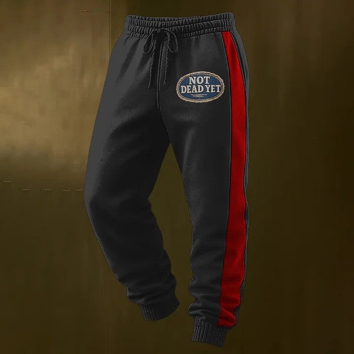 Not Dead Yet Veteran Sweatpants Not Dead Yet Veteran Merch Trousers Apparel Gifts - Image 2