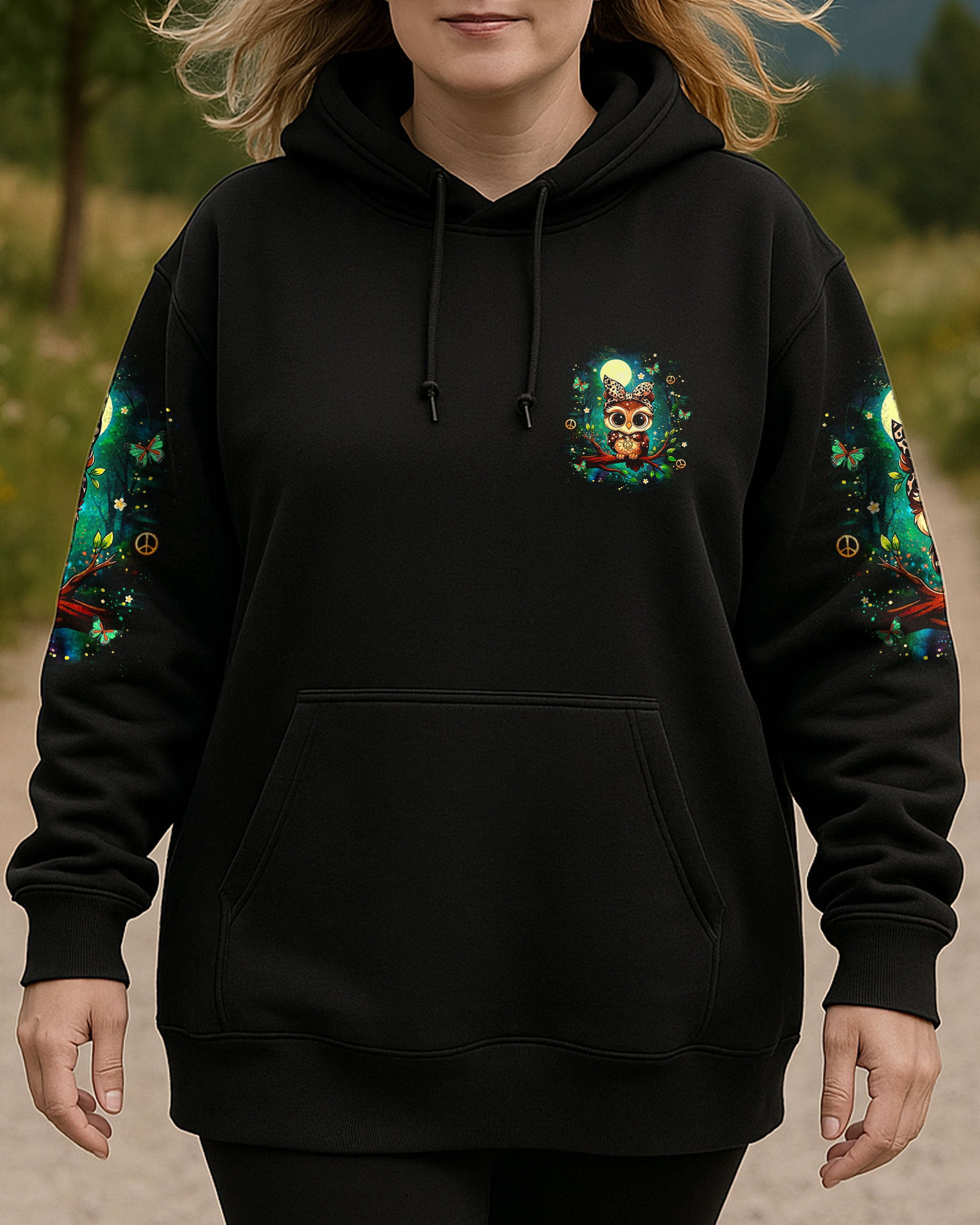 Owl Be You The World Will Adjust Hoodie Inspirational Quote Pullover Gift For Daughter