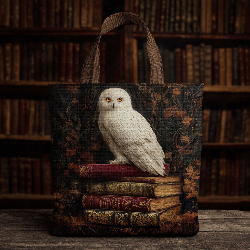 Owl Book Stack Quilted Tote Bag Best Everyday Tote Book Lovers Gifts For Mom
