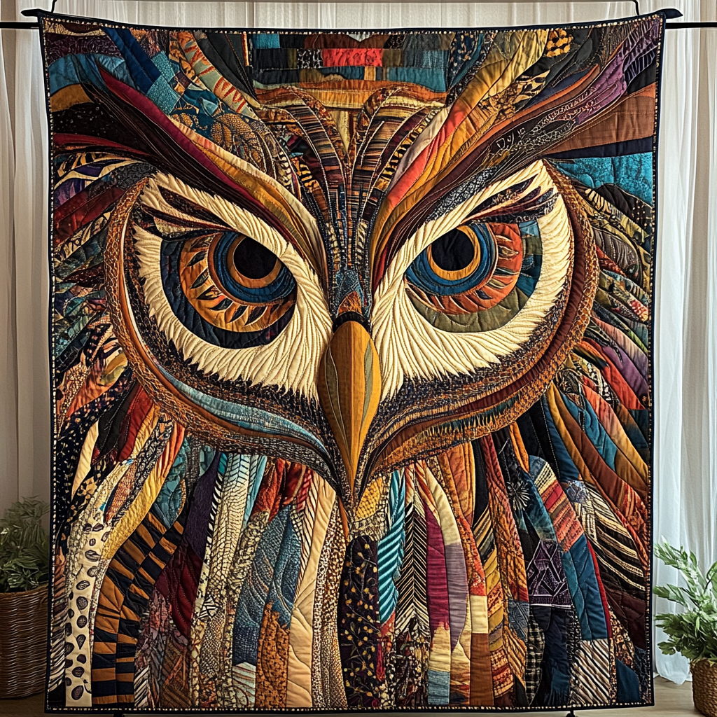 Owl Native Quilted Blanket Bed Decor Ideas Native Gifts For Women
