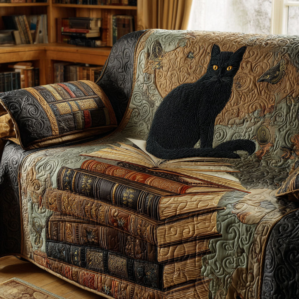 Pages Of Mystery Quilted Sofa Cover Best Sofa Slipcovers Book Gifts For Father's Day
