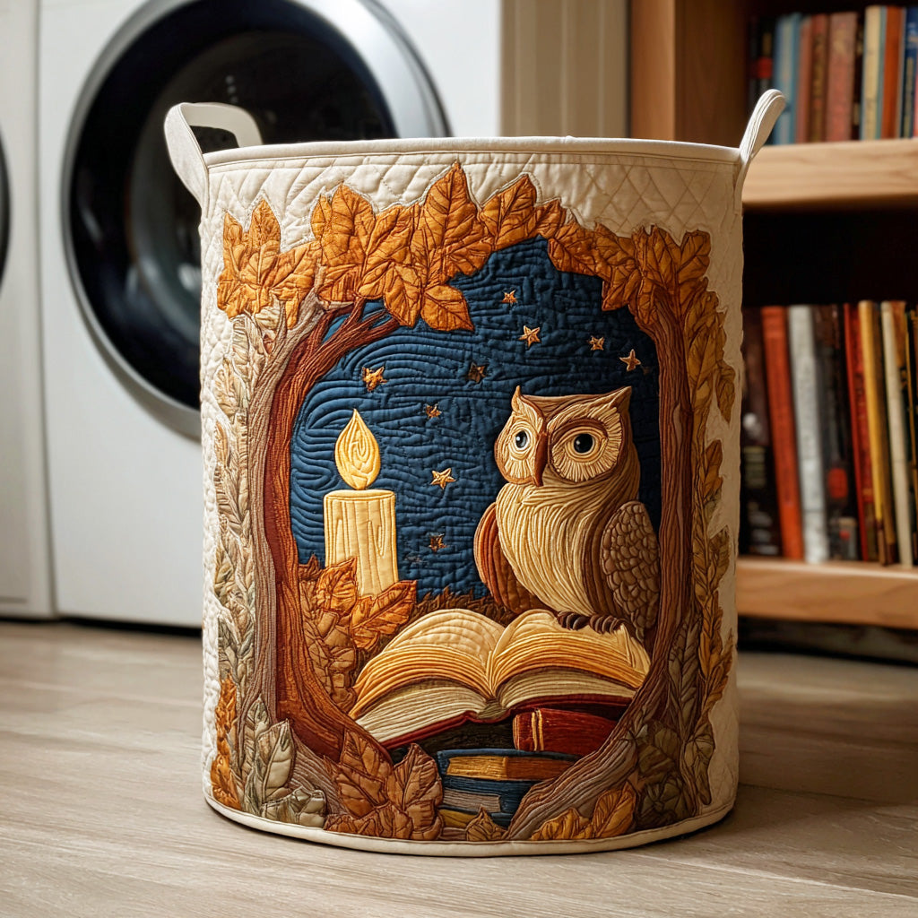 Pages of Wisdom Quilted Laundry Basket Best Laundry Hamper Novelty Book Themed Gifts