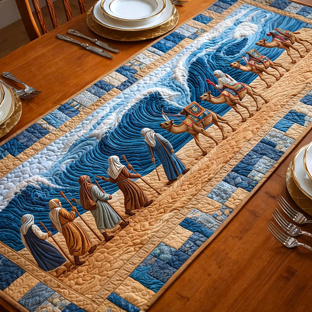 Passover Seder Quilted Table Runner Christian Room Decor Passover Gifts For Jewish Friends