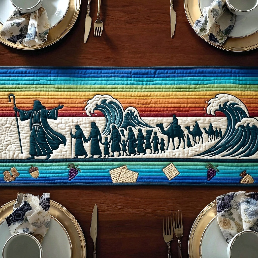 Passover Seder Quilted Table Runner Seder Meal Table Decorations Passover Gifts