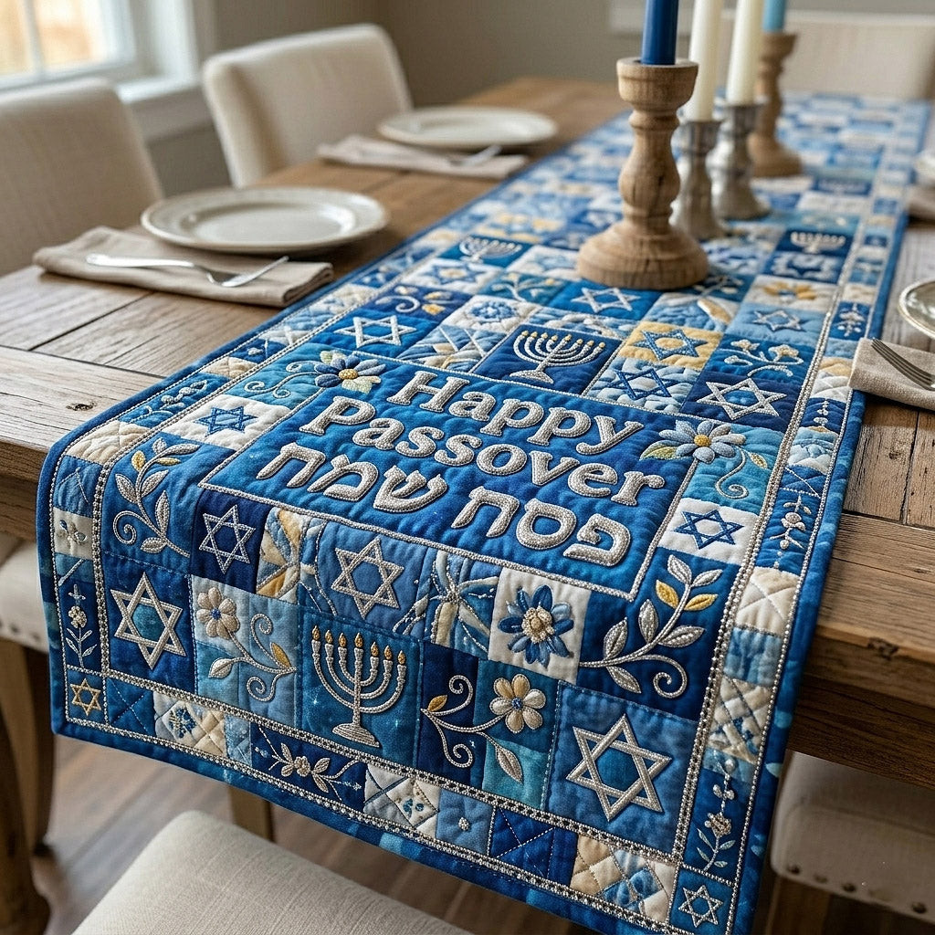 Passover Seder Quilted Table Runner Table Setting Ideas For Passover Best Passover Gifts