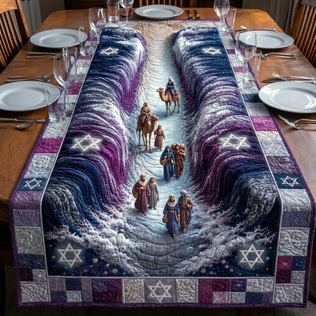 Passover Table Quilted Table Runner Bible Verse Home Decor Kosher For Passover Gifts