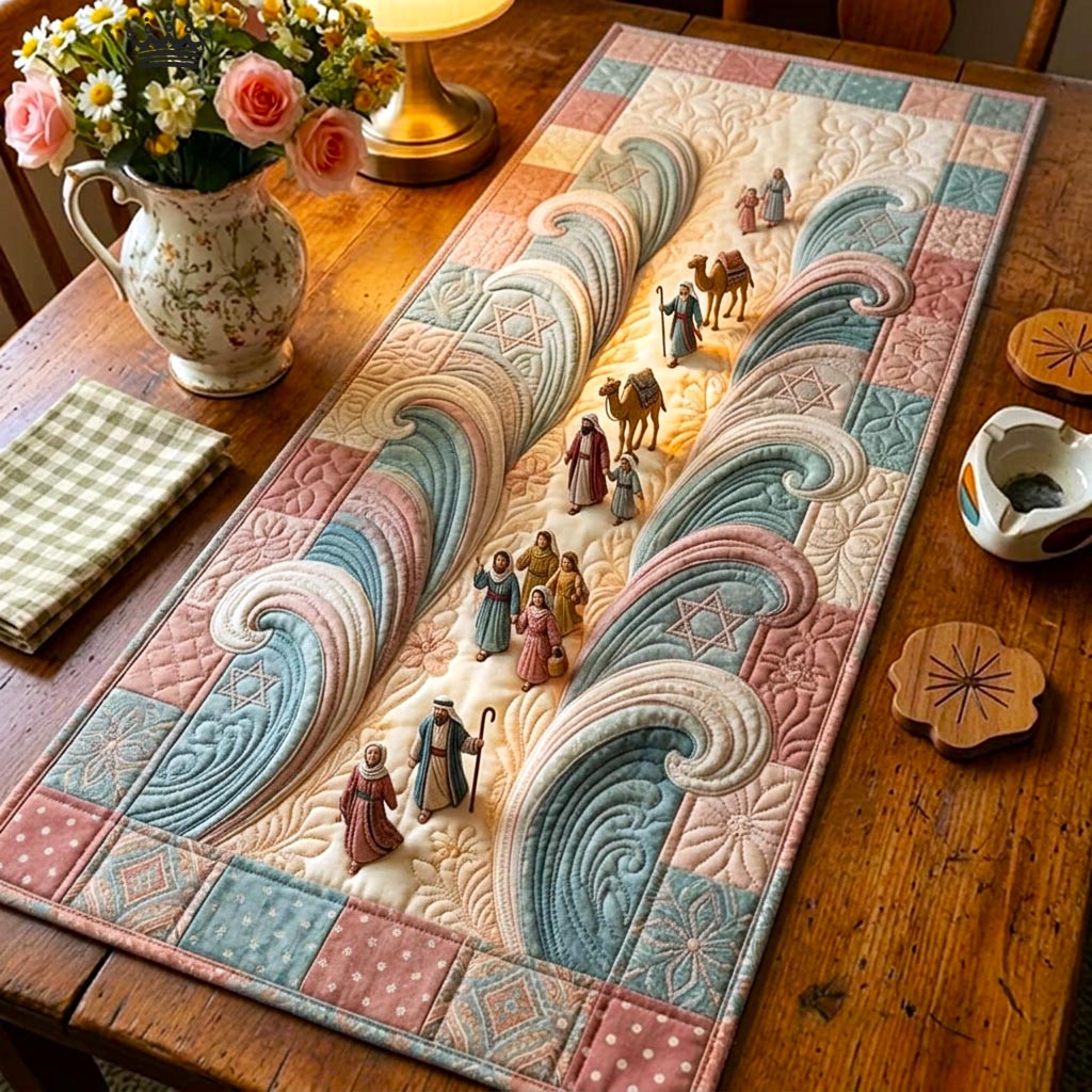 Passover Table Quilted Table Runner Seder Table Decorations Best Gift For Passover
