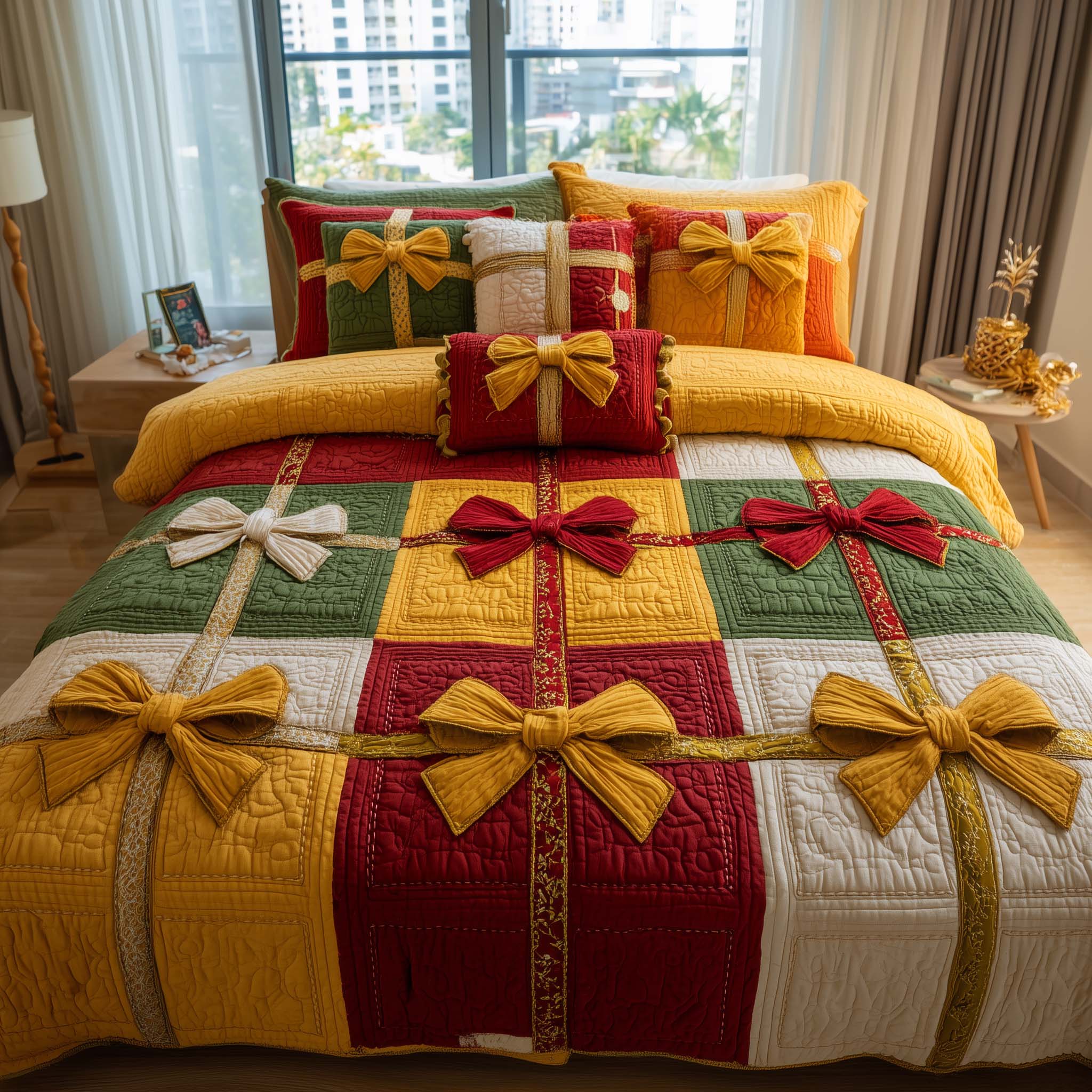 Patchwork Gifts Quilted Bedding Set Best Bedding Sets Creative Mother's Day Gifts