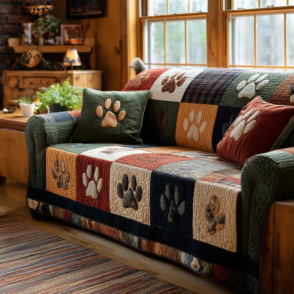 Paw Haven Quilted Sofa Cover Slipcover Sofa Xmas Presents For Dog Lovers