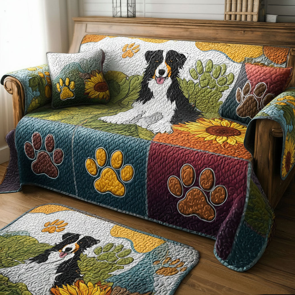 Paw Homestead Quilted Sofa Cover Slipcover Sofa Dog Mom Mother's Day Gifts