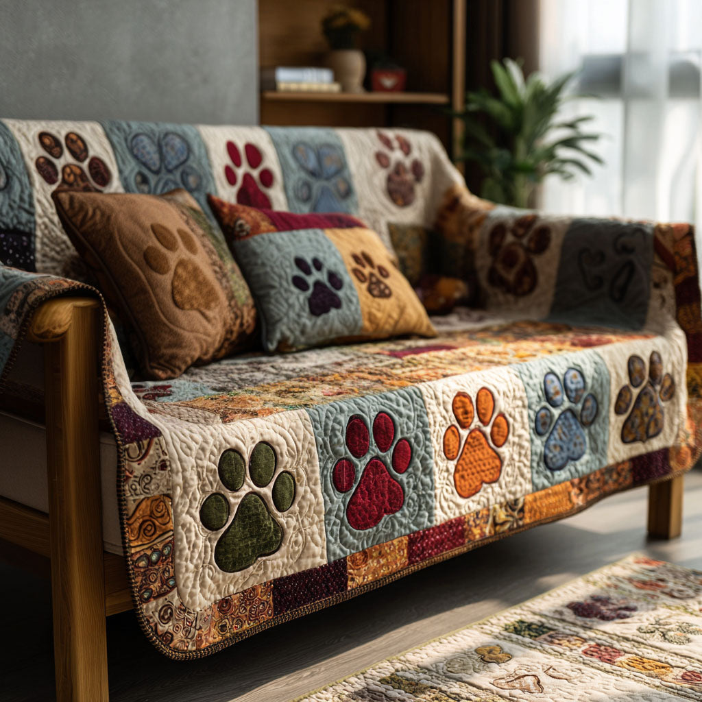 Paw Love Meadow Quilted Sofa Cover Couch And Sofa Covers Best Christmas Present For Dog