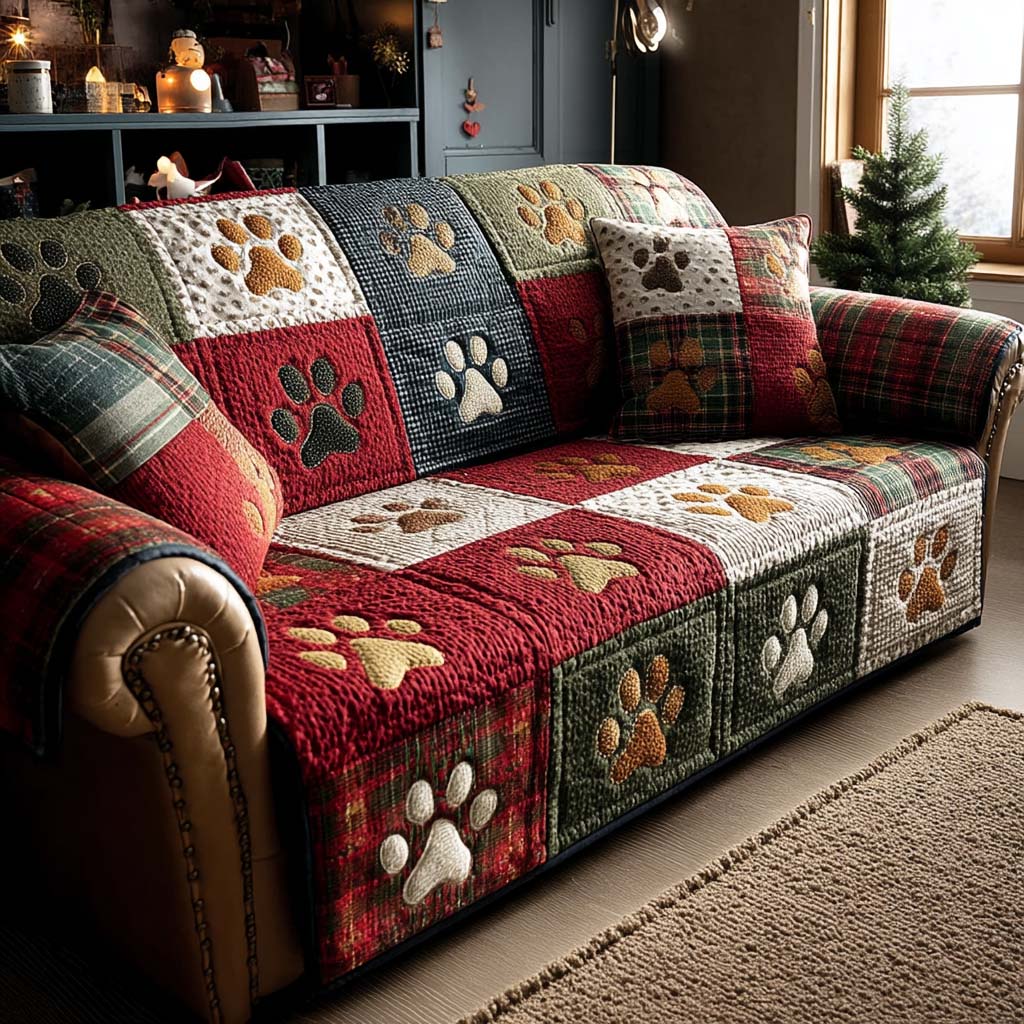 Pawliday Fun Quilted Sofa Cover Best Sofa Covers Cute Dog Owner Gift Ideas