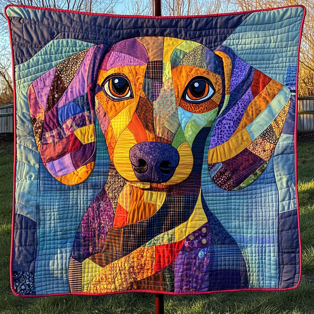 Paws and Snouts Quilted Blanket Best King Sheets Dachshund Owner Gifts